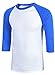 MIEDEON Men's Casual 3/4 Sleeve Baseball Tshirt Raglan Jersey Shirt