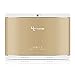 Yuntab 10.1 inch Unlocked 3G WiFi Tablet PC Quad Core Android 5.1 Lollipop MTK 16G Smart Phone 2G 3G WiFi Google Tablet IPS 1280X800 GPS Cellphone (Gold)