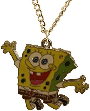 Fun Sponge Bob 16" Necklace Gift Boxed with Ornate Organza Gift Bag!