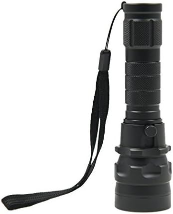 1 Cree LED Flashlight Portable 100M Underwater Waterproof Small Mini Diving Flashlights + 1 18650 Battery