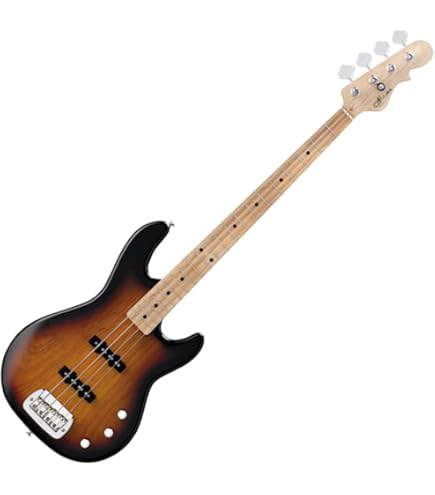 Amazon.com: G&L Tribute L-2000 Bass Guitar - 3-tone Sunburst