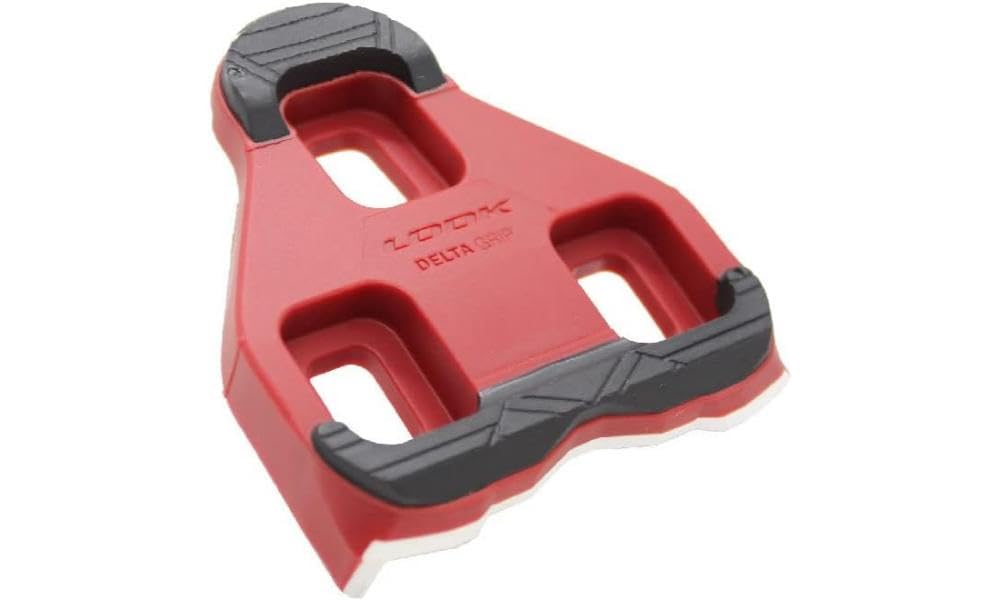 Photo 1 of Look Cycle – Delta Indoor/Fitness Cycling Cleats– New/Improved Anti-Slip Surface - Compatible with Standard Look Delta Style (Not KEO) Pedals - Black – Red