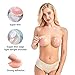 Adhesive Bra, Breast Lift Tape Silicone Breast Pasties Nippleless Covers Flower (Pink)