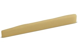 MACNICHOL GUITARS Unbleached 2.5 mm Thick Bone Saddle – Fits Some Post-1996 Martin® Guitars – 11 mm Height - Wave Compensated