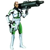 Star Wars The Clone Wars Animated 3 3/4" Clone Commander Gree Action Figure