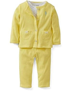 3pc Seahorse Cardigan Set