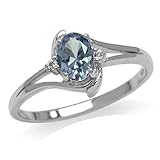 Simulated Color Change Alexandrite & White CZ Gold Plated 925 Sterling Silver Engagement Ring Size 5.5