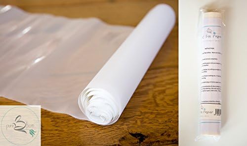 10 ft. x 12.5" Iron On Transfer Paper | Heat Transfer Tape | Continuous Roll for Hot Fix Iron On Rhinestones | by PureBloom Products