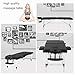 Massage Table Massage Bed Spa Bed 73 Inch Aluminium Massage Table W/Face Cradle Carry Case Height Adjustable 2 Fold Portable Facial Salon Tattoo Bed