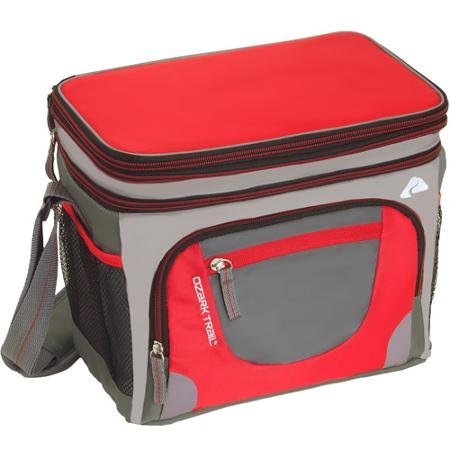 Ozark Trail 36-Can Cooler with Removable Hardliner (Red)