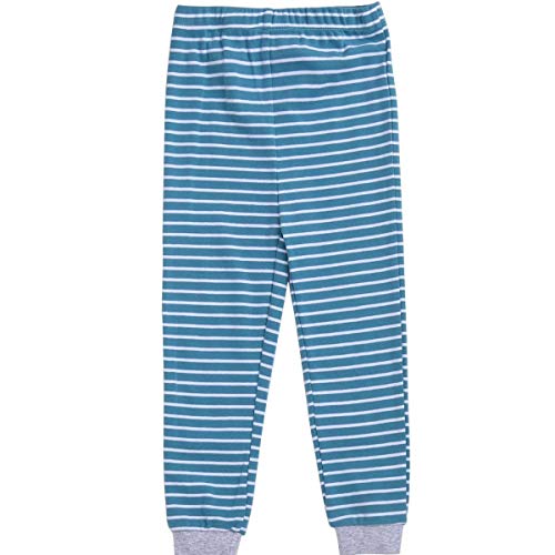 Asher and Olivia Boy Pajamas Clothes Pjs Set Sleepers Baby Toddler Organic Sleepwear Pj 18-24 Months Blue - Thumbnail 2