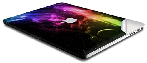 UESWILL Full Body Sticker for 13" MacBook Pro with Retina Display, [Anti-scratch] Vinyl Art Skin Decal Sticker- Set w/ Keyboard,Palmrest,Touchpad,Upper & Bottom Skin+Microfibre Cleaning Cloth,(Cosmos) - Thumbnail 5