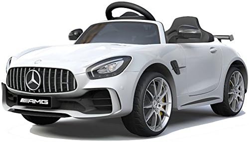 OutdoorToys Licensed Mercedes-Benz AMG GT R 12V Children’s Ride On Toy Car -White