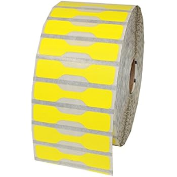 Amazon.com: LV-10010064 Yellow Jewelry Labels - Barbell Style - 3510