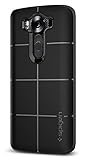 LG V10 Case, Spigen [Rugged Armor] Resilient [Black] Rugged Armor Ultimate protection and rugged design with matte finish for LG V10 (2015) - Black (SGP11813)