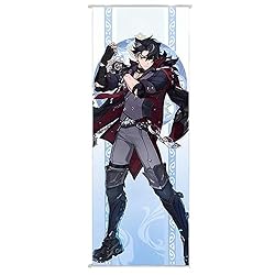 Flyshun Furina Wall Scroll Poster,Hanging Wall Art