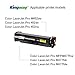KINGWAY with Chip Compatible Toner Cartridge Replacement for 410A CF410A CF410X CF411X CF412X CF413X Work with Pro MFP M477fdw M477fnw M477fdn M452dw M452dn M452nw M377dw (1 Pack)