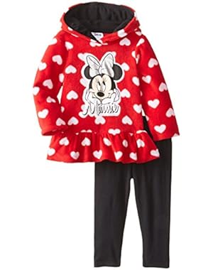 Baby Girls' Minnie Mouse 2 Piece Heart Fleece Set