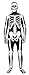 Forum Novelties Men's Skeleton Man Bone Skin Suit Adult Costume