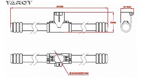 image for Yoton Accessories Tarot CNC T Shape Collar Mount 25mm Suspension Shock