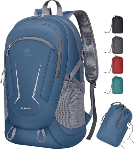Amazon.com: Sharkborough NODLAND Light Weight Packable Backpack for Travel  Hiking 45L Foldable Water-Resistant Daypack Hydration Rucksack : Sports &  Outdoors