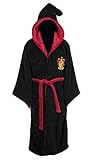 Harry Potter House Adult Fleece Hooded Bathrobe (One Size)