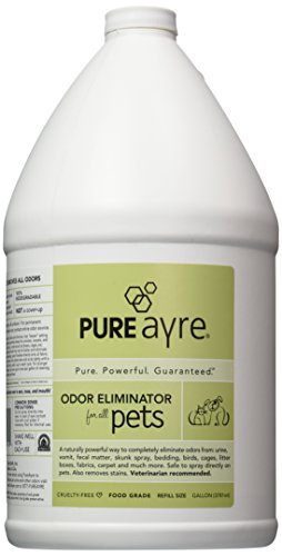 PureAyre - All-Natural Plant Based Pet Odor Eliminator, Pure, Powerful and Completely Safe - 1 Gallon Refill Bottle