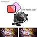 3in1 Dive Lens Combo 16X Macro Lens + Red + Magenta Color Correction Filter Set Compatible with GoPro Hero 7 6 5 Black for Tropical Blue/River Lake Green Water Diving Underwater Scuba Photography
