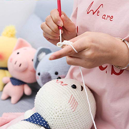 6 Pieces+Crochet+Hooks+Knitting+Needles