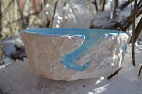 READY TO SHIP! Yarn Bowl Jumbo Large with Carved Fairies and Dragonflies