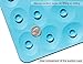 OTHWAY Non-Slip Bathtub Mat Soft Rubber Bathroom Bathmat with Strong Suction Cups (Blue)