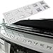1Set 3D Head Cover Hood Front Letters Emblem Tailgate Emblem Sports Line Badge Letter Emblem Sticker Nameplate for Range Rover, Range Rover Sport, Evoque, etc (Silver)