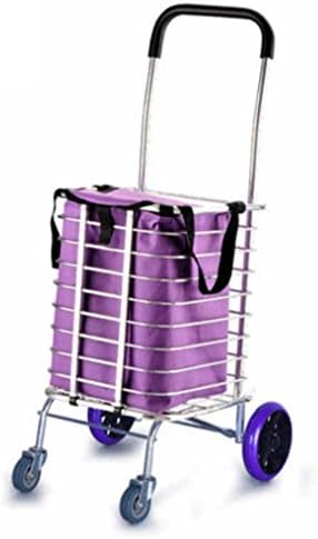 LUCKYYAN Removable Shopping Bag 2 pieces，Suitable for Most Shopping Carts , purple