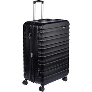 Amazon Basics Polycarbonate Hard 78 Cms Suitcase (N989_Black)