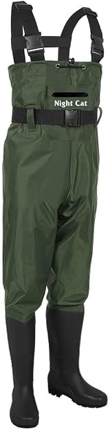 Night Cat Fishing Waders Men Women Chest Waders Boots Waterproof Breathable view 2