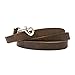 Tough Leather Dog Leash (6 feet) Handmade by Hide & Drink :: Bourbon Brown