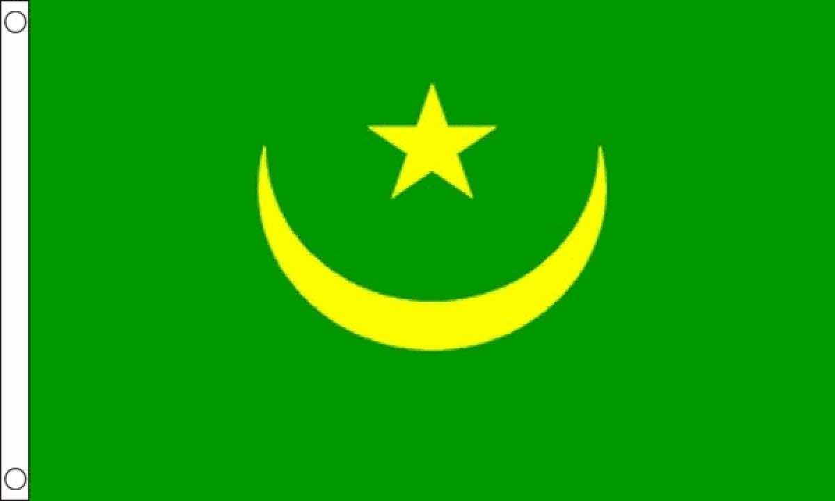 Mauritania Old Flag 5 x 3 FT - 100% Polyester With Eyelets FlagSuperstore©