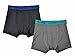 Calvin Klein Boys 2 Pack Gray & Black Athletic Boxer Briefs