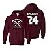 The Creating Studio Adult Retro Stilinski 24 Beacon Hills Lacrosse 2-Sided Hoodie