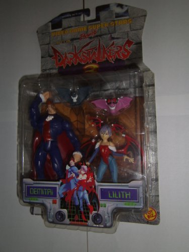 Toy Biz Darkstalkers 3 Action Figure Set - Demitri and Lilith