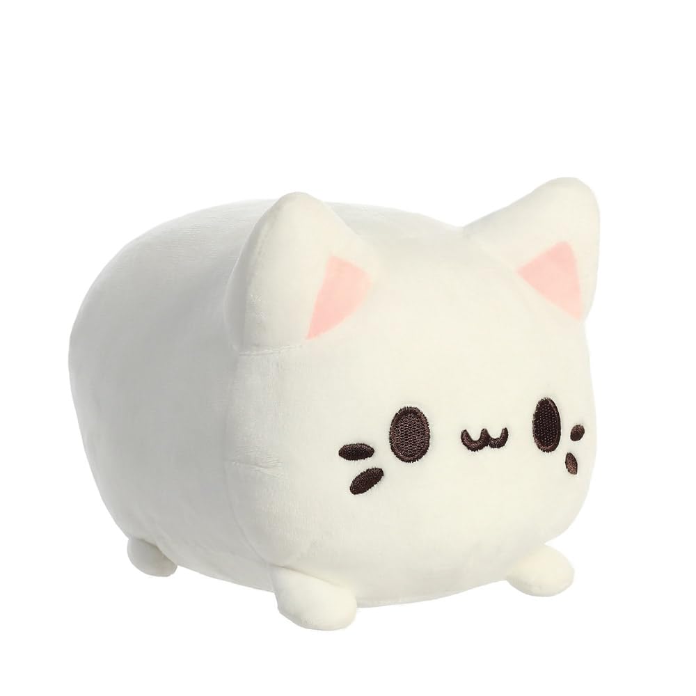 Aurora, 14271, Tasty Peach Custard Meowchi 7In, Soft Toy, Cream