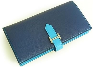 Amazon エルメス Hermes 二つ折り長財布 ベアン スフレ シェーブル 山羊革 ネイビーxブルージーンコンビ N刻印 並行輸入品 レディースバッグ 財布 Amazon エルメス Hermes 二つ折り長財布 ベアン スフレ シェーブル 山羊革 ネイビーxブルージーンコンビ N刻印 並行輸入品 レディースバッグ 財布