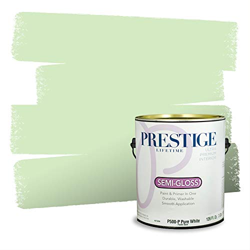 PRESTIGE Paints Interior Paint and Primer In One, 1-Gallon, Semi-Gloss, Compara…