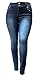 Hailey BE Dark Blue HIGH Waist Women's Plus Size Denim Jeans Skinny Leg 14-22 (18)