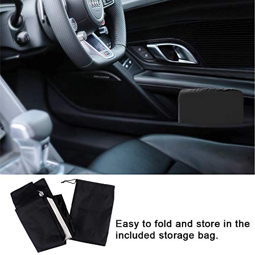 kemaier Rear Windscreen Snow Cover - Anti Foil Ice Dust Sun Windshield Frost Covers & Sun Shade Protector for Vehicle Rear Windshield - Thumbnail 5