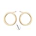 NOUMANDA Pretty Bijoux Tiny Round Stud Earrings Simple Geometric Circle Earrings for Women Girls (gold)