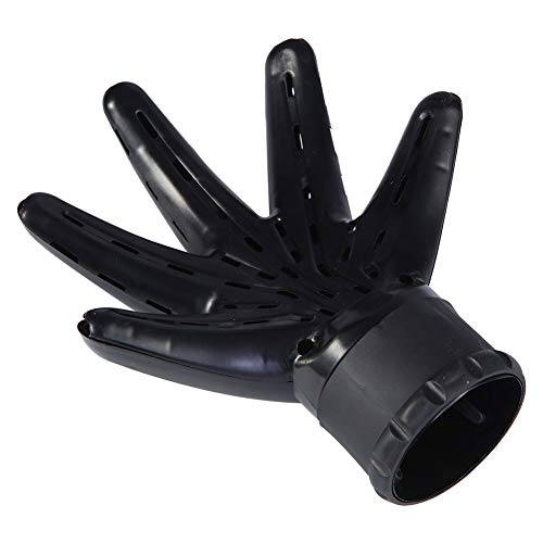 RONSHIN Black Hair Dryer Diffuser Hand Shape Curly Hair Styling Tools Barber Hairstyling Accessories - Thumbnail 5