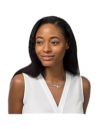 Silpada cruz Mi arte de plata de ley Horizontal Cruz collar, 18" + Extensor de 2"