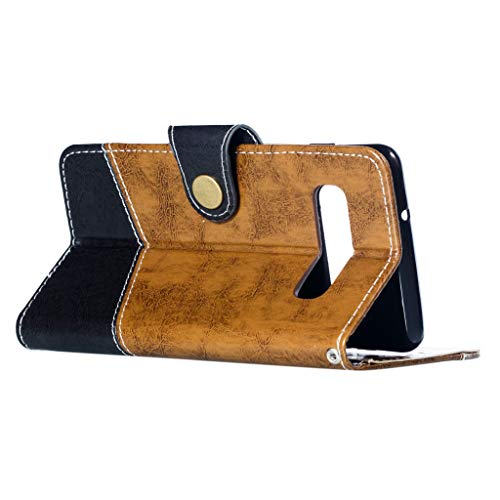 Bokoo Stylish Anti-Scratch Leather Slot Wallet Stand Flip Cover Skin Case for Samsung Galaxy S10E 5.8 inch - Thumbnail 4