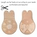 VAIPI 4 Pairs Women Invisible Bra Black, Beige